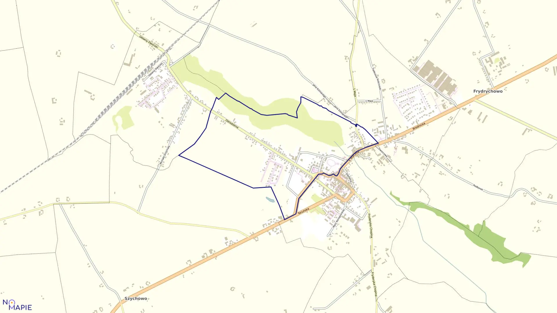 Mapa obrębu Obręb3-Kowalewo Pomorskie w gminie Kowalewo Pomorskie